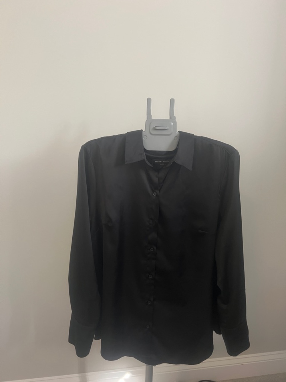 Banana Republic Black Satin Women’s Shirt